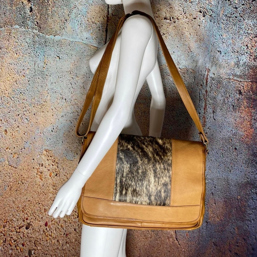 Leather satchel/purse/travel bag NWT